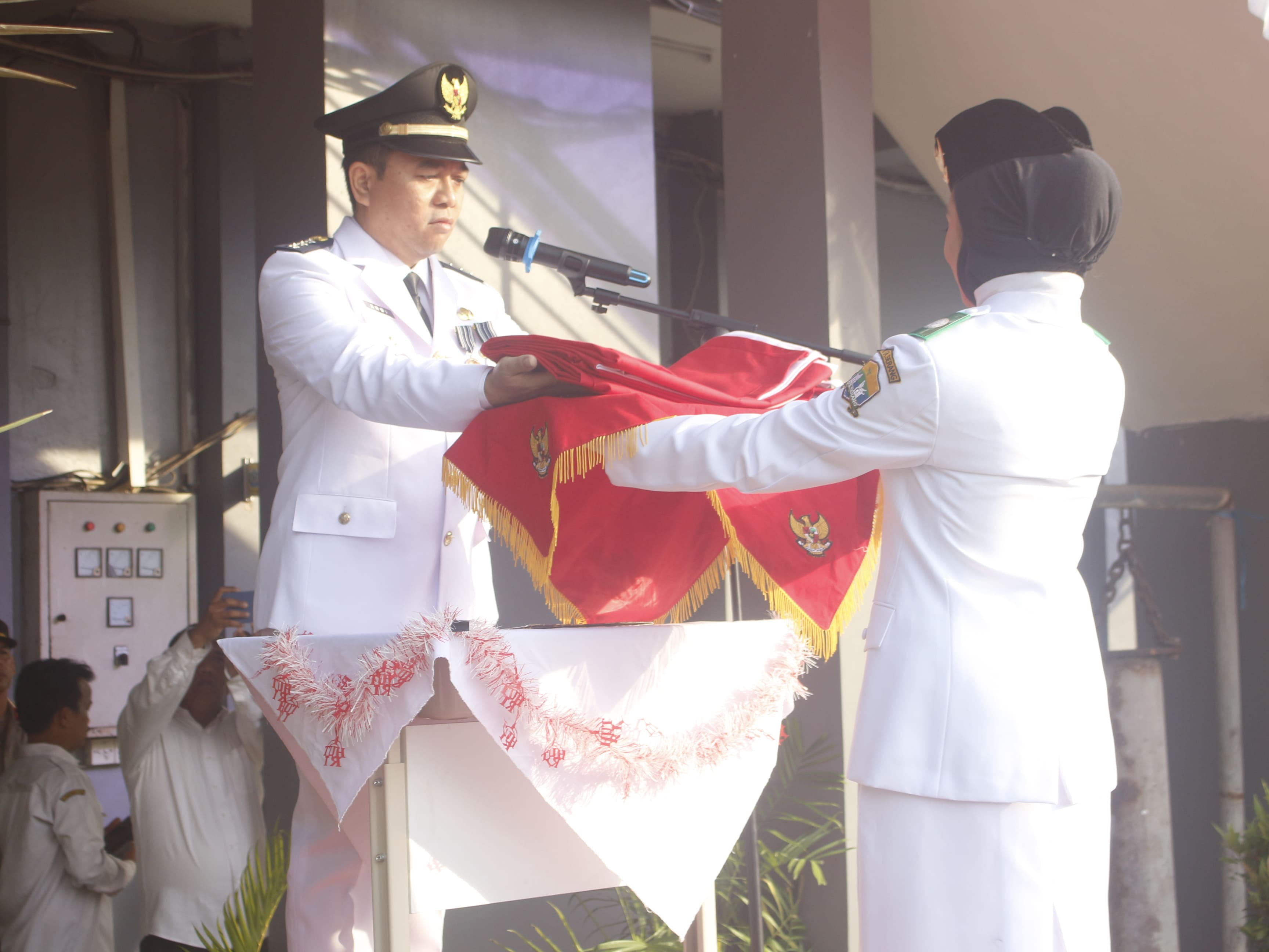 Upacara Peringatan Detik-detik Proklamasi menuju perayaan Hari Kemerdekaan ke-80 Republik Indonesia.