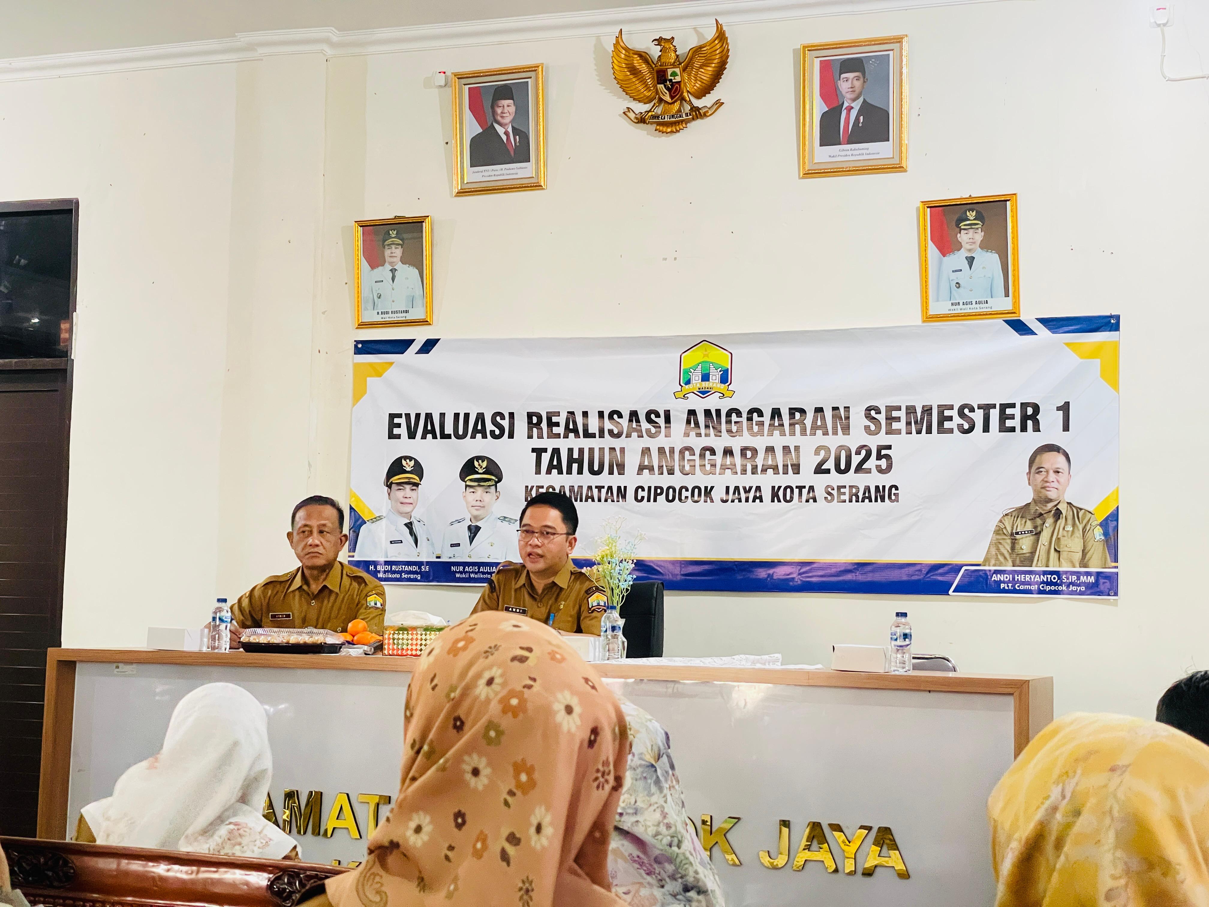 Evaluasi Realisasi Anggaran Semester 1 Tahun Anggaran 2025