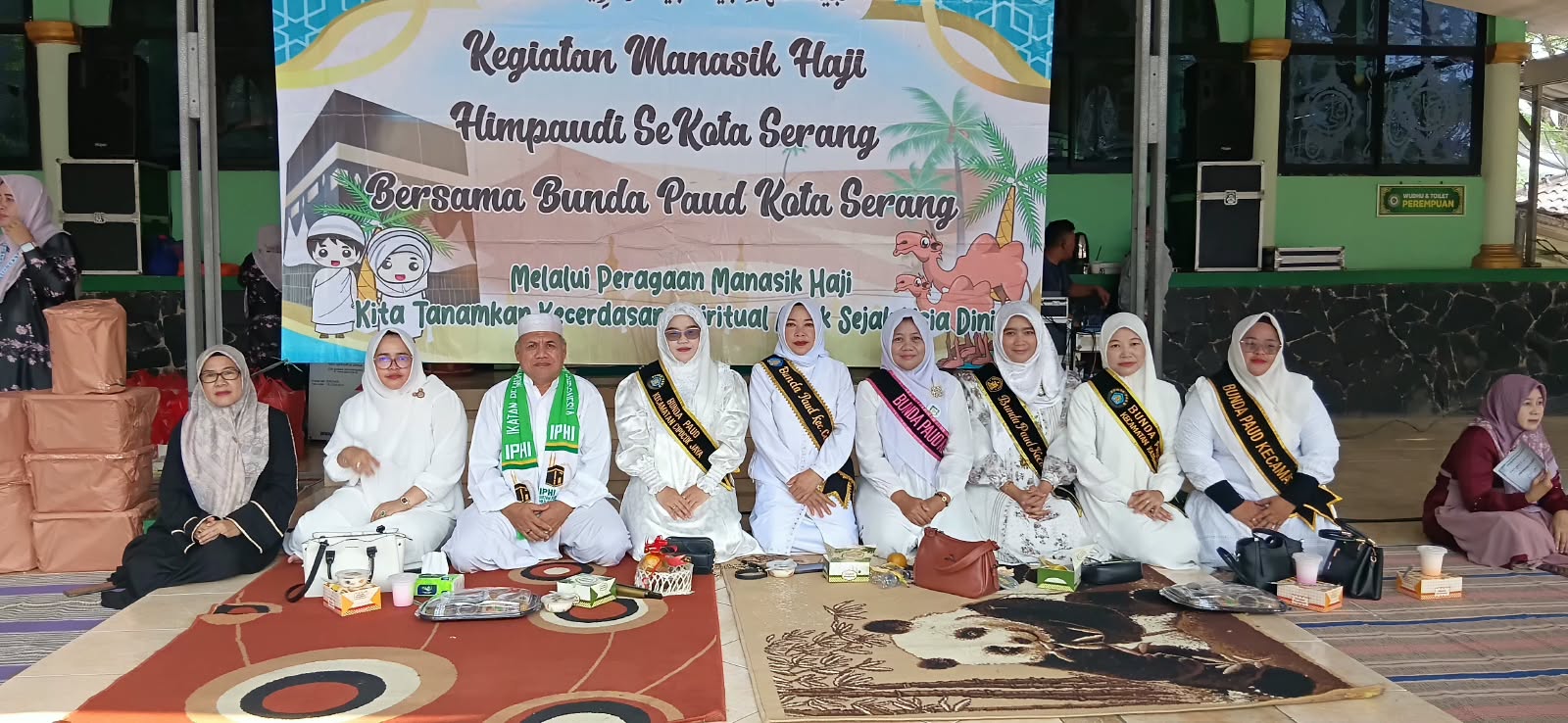 Manasik Haji Himpaudi se-Kota Serang bersama Bunda PAUD Kota Serang