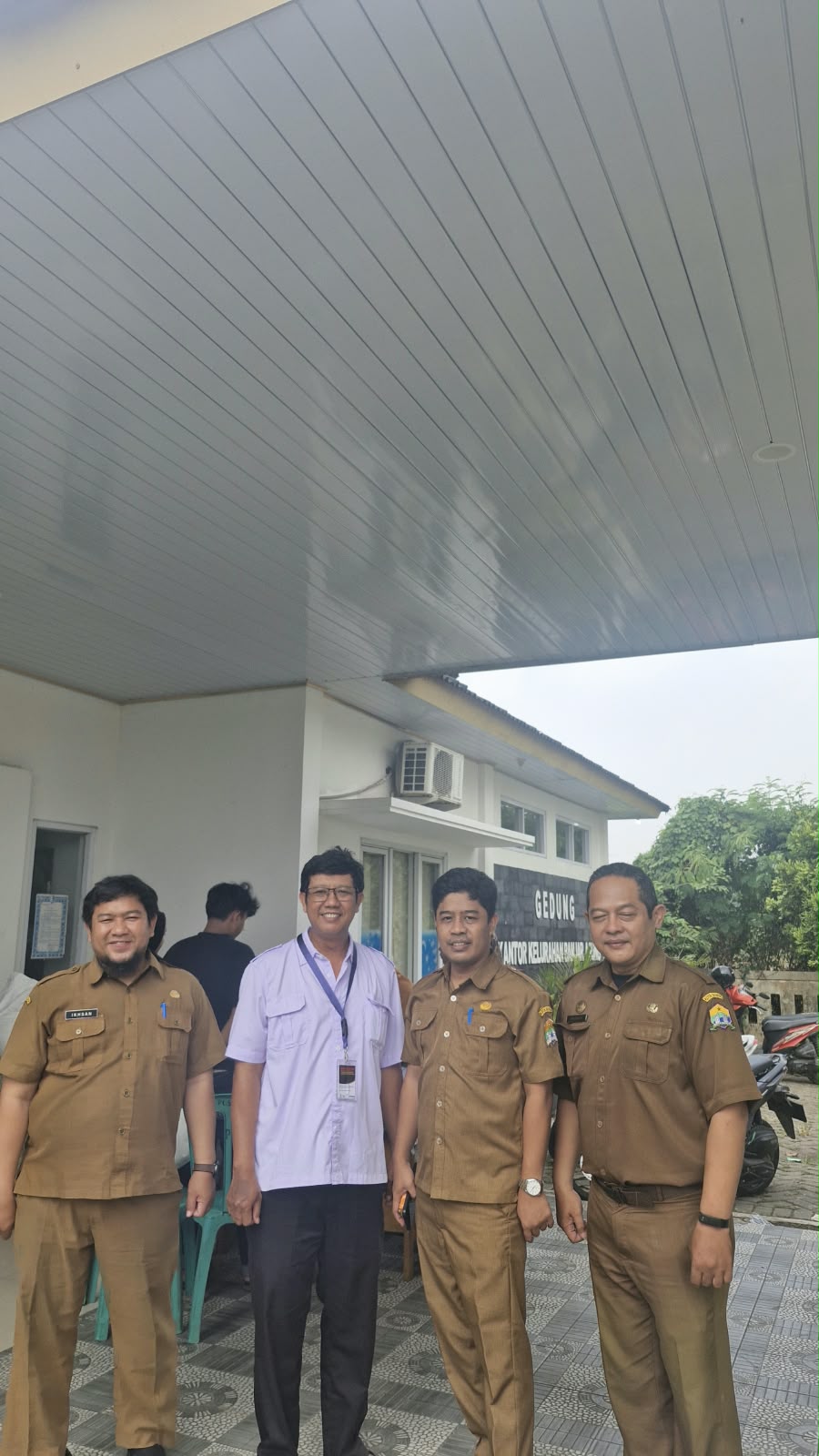 Monitoring Penyaluran Bantuan Pangan Kelurahan Banjar Agung