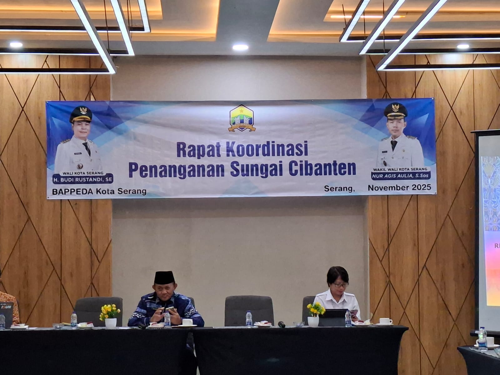 Koordinasi Penanganan sungai Cibanten