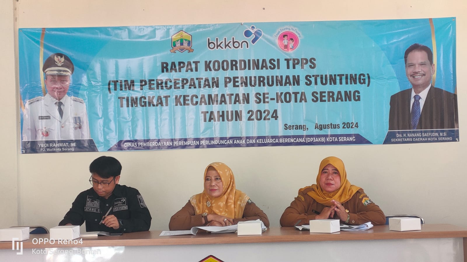 KOORDINASI TPPS (TIM PERCEPATAN PENURUNAN STUNTING) TINGKAT KECAMATAN SE-KOTA SERANG TAHUN 2024