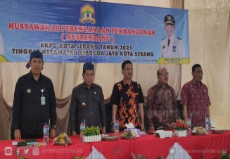 Musyawarah Perencanaan Pembangunan Musrenbang Tingkat Kecamatan Cipocok Jaya