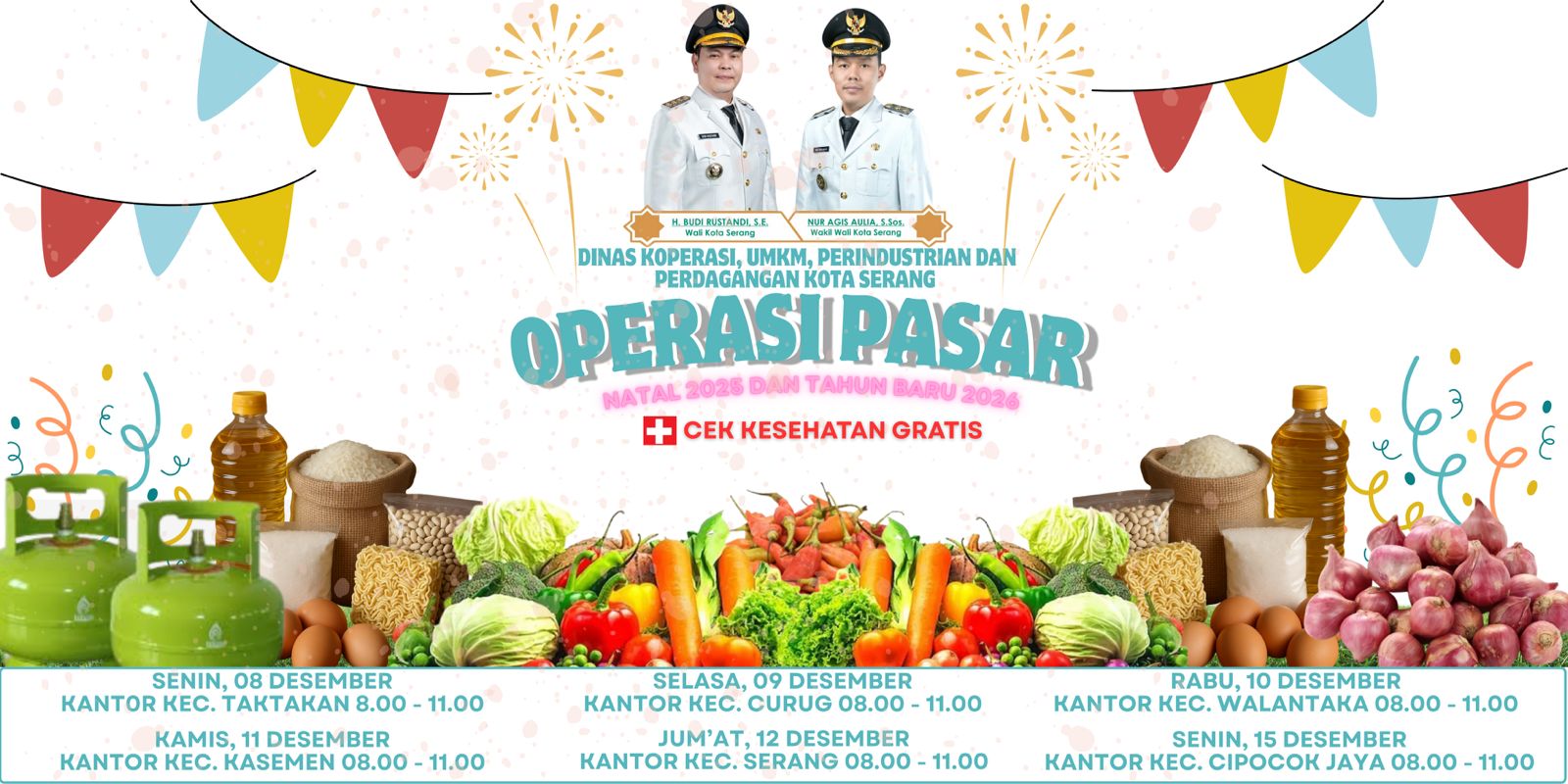 Kegiatan Operasi Pasar di Kecamatan Cipocok Jaya